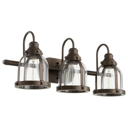 Quorum 3Lt Banded Dome Vnty - Ob 586-3-86